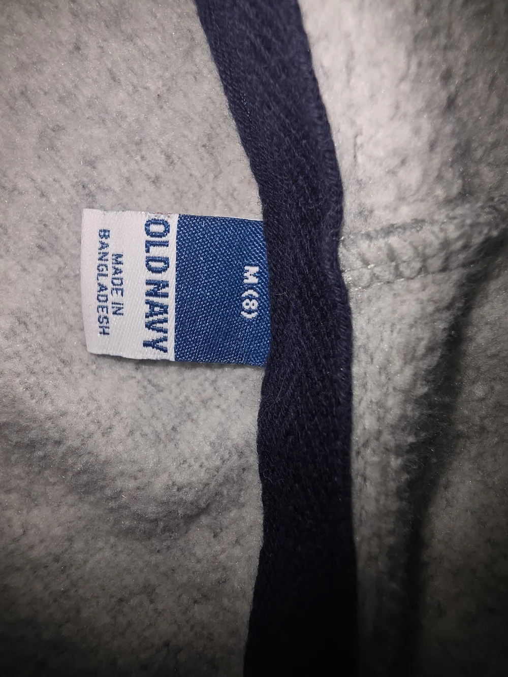 Old Navy Gray Heather Zip-Up Hoodie